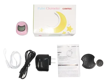 

Portable Finger Tip Pulse Oximeter, Blood Oxygen SpO2 Monitor For Children And Baby, CONTEC CMS50QA