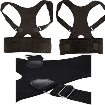

Top Magnetic Back Posture Corrector for Student Men Women 7 Sizes Adjustable Black Pink White S M L XL XXL Plus Size