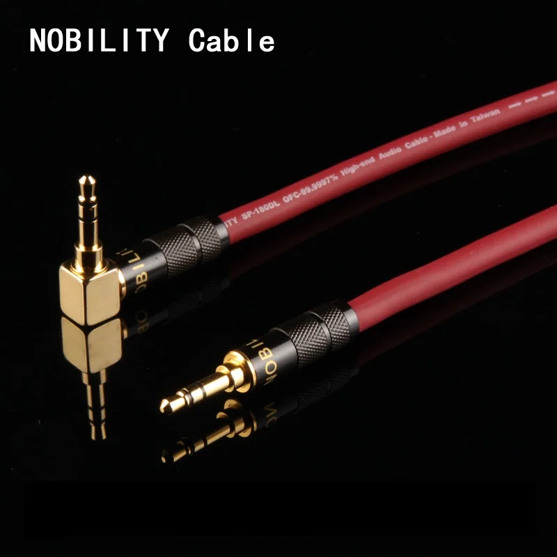 6N copper High quality 3 5mm headphone cable AUX car audio line