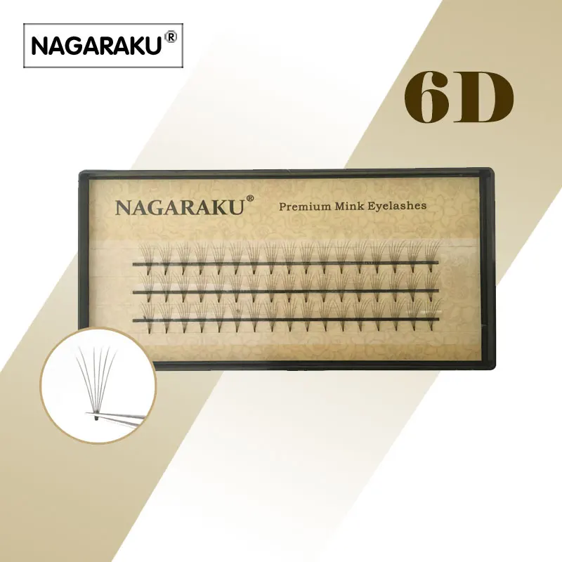 

NAGARAKU 6D Mink Eyelash Extension, Fake False Eyelashes