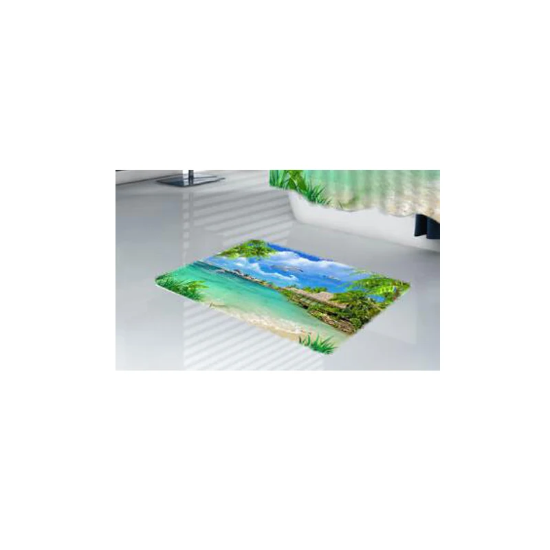 Non-Slip Bath Mat Toilet Floor Mat Water Dust Absorbing Bathroom Carpet Doormat Soft Breathable Kitchen Bathroom Cushion JUL12