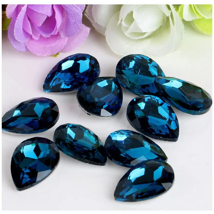 Vibrant 3D Crystal Glass Nail Art Rhinestones for Dazzling DIY Manicures