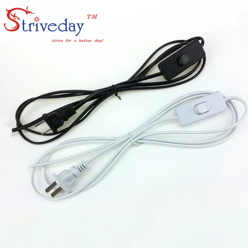 

303 switching power supply plug wire Black White Applicable to all kinds of household lighting power line