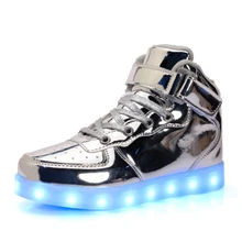 New 2017 Mens Led Shoes Casual Fashion luminous Shoes 75Colors For Men Casual Shoes Led Canvas Shoes For Adults