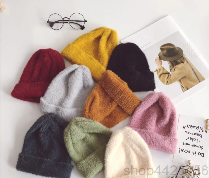 

2018 New Arrive Fashion Children Hat For Girls Winter Baby Hat For Boys Hats Warm Knitted Baby Cap For Girls Cap