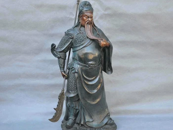 

Beautiful Art Decoration Protector Door Guardian Guangong Guan Yu Warrior Statue