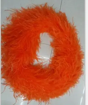

DEKEY OEM 5pcs/lot 2m long 26ply Very Thick Ostrich Feather Boa
