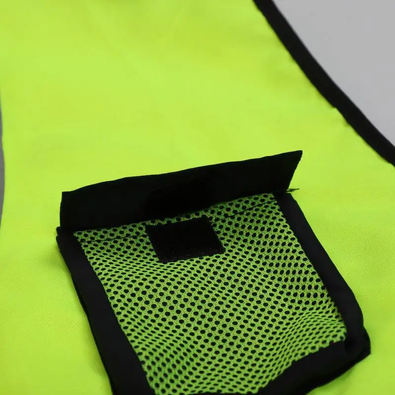 Светоотражающие сигнальный жилет безопасности рабочая одежда Reflectante Chaleco День Ночь защитный жилет для Велоспорт дорожного движения YFZ010