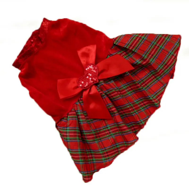 

Summer Pet Clothes Wedding Dressing Lovely Lace Dress Puppy Cat Clothing Pets Apparel Polyester Bow Princess Embroidery