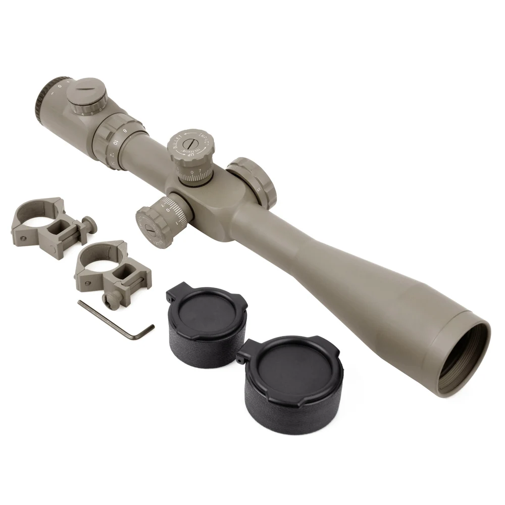 

SEIGNEER 20mm Rail Mount Optics Sniper Telescopic Sight 8-32x50 Red/Green Reticle Dot Hunting Shooting Rifle Scope