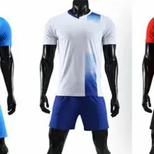 Высококачественный футбольный одежда, футбол рубашка, Спортивная команда обучение, рубашка и с короткими рукавами спортивная одежда