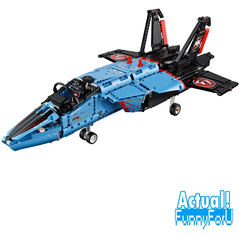 

Free Shipping 20031 1151pcs Technic Series The jet racing aircraft Model Building Kits Brick lepin Toys Compatible 42066
