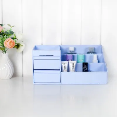 

BF040 Creative plastic drawer type Doug cosmetic storage box multi-function desktop partition storage box 29*18.5*13.5cm