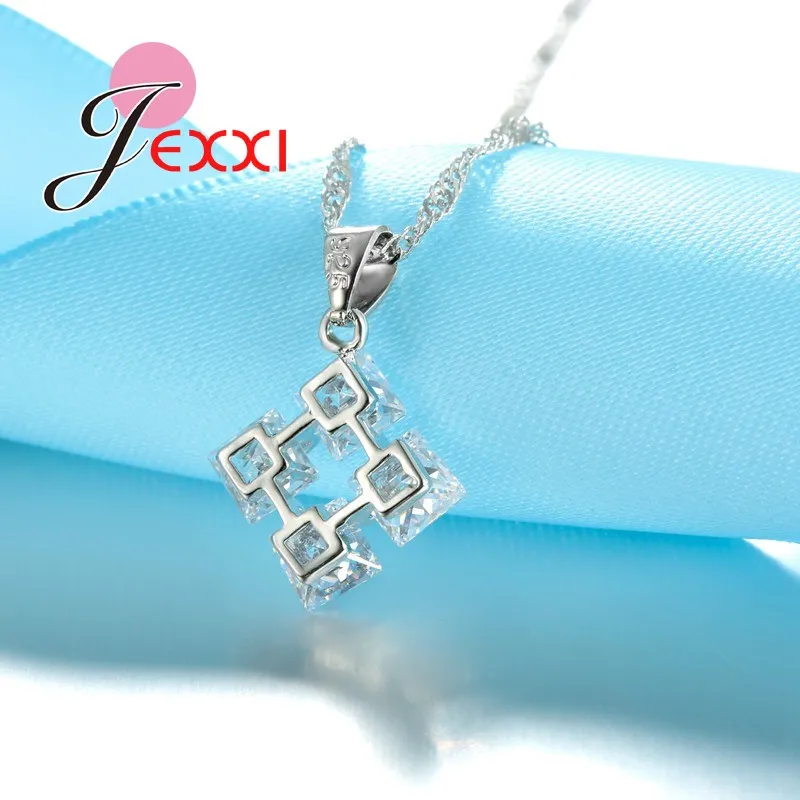 Женский комплект украшений из серебра 925 пробы с фианитами|jewelry prong settings|jewelry display