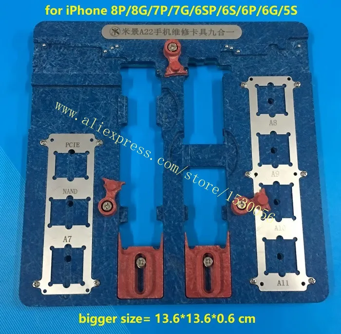 Mijing ACT A22 печатная плата держатель приспособление для iPhone 8P/8G/7P/7G/6SP/6S/6P/6G/5S A10 A9 A8 A7