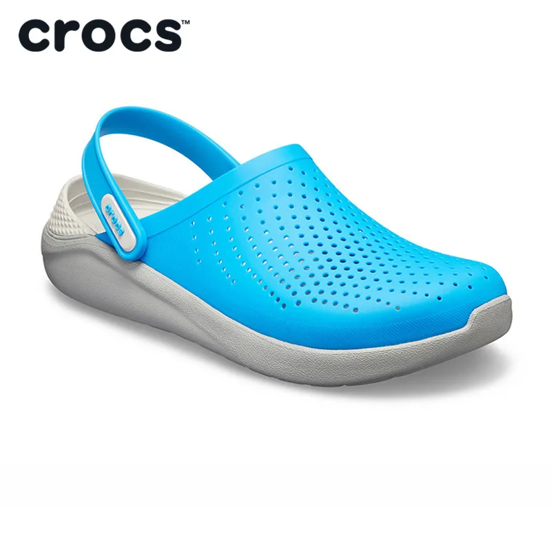 CROCS LiteRide Clog Clear Stock Sports Sandals for Men women Outdoor Beach Sandals Quick Dry Crocs-shoes Limited Sale