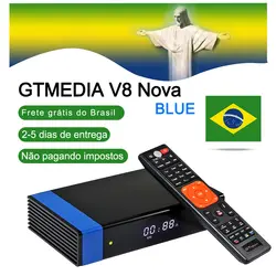 GTMedia V8 Nova Blue встроенный WiFi DVB-S2 H.265 спутниковый ресивер с бразильским cccam iptv такой же Freesat V9 Супер Обновление V8 супер