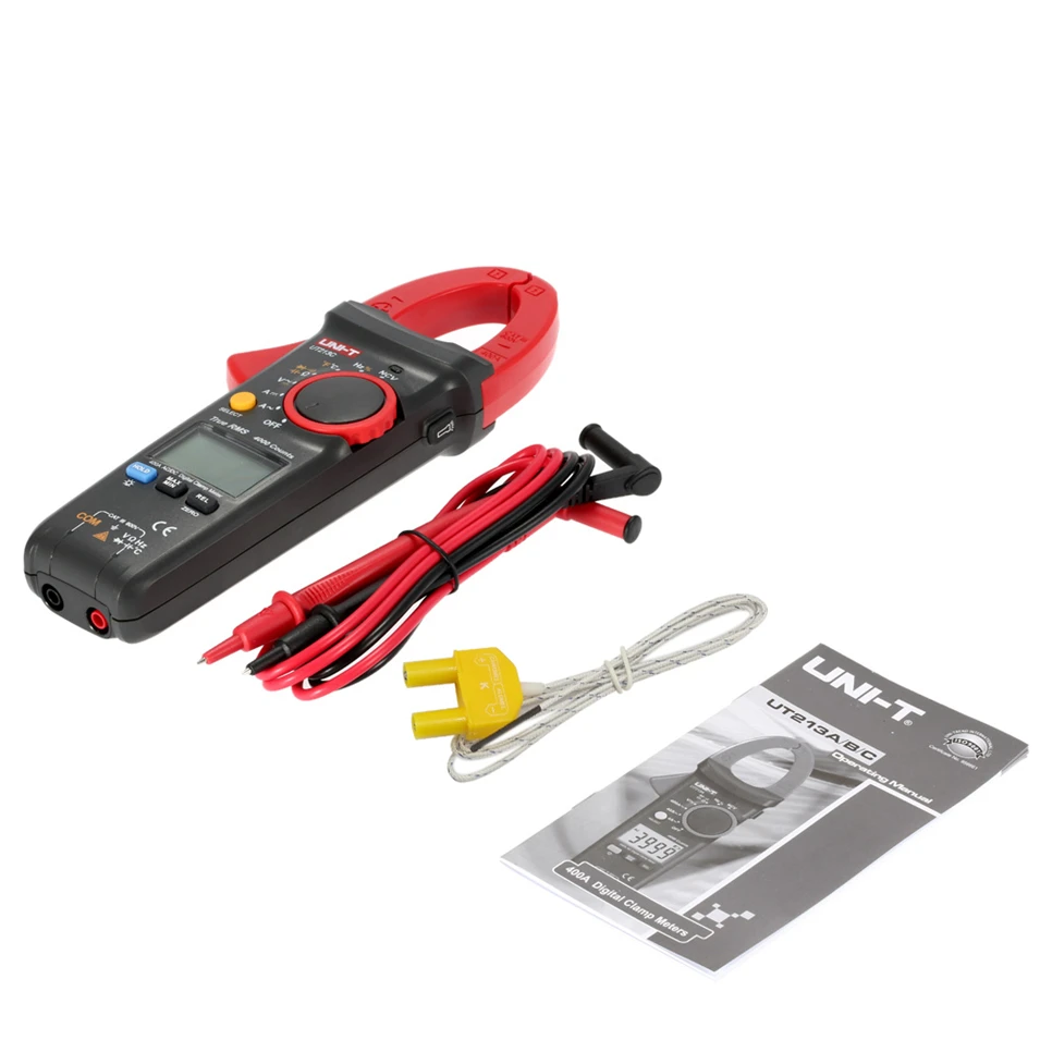 UNI T UT213A UT213B UT213C цифровой ЖК дисплей клещи мультиметр AC/DC Напряжение Ток