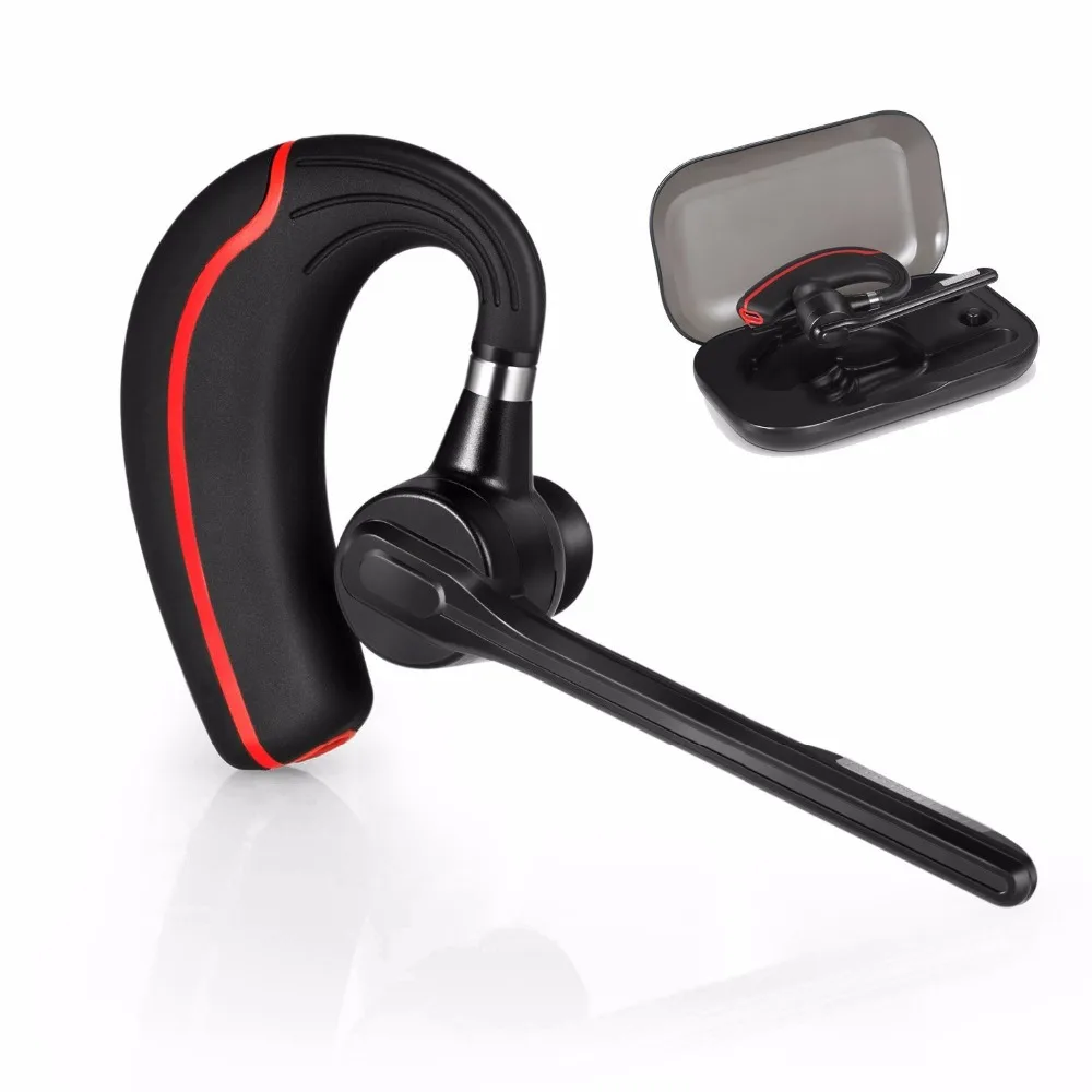 

HOT! Newest Business Bluetooth Headset Wireless Earphone Car Bluetooth CSR 4.1 Phone Handsfree MIC for Smart Phone with Boxs