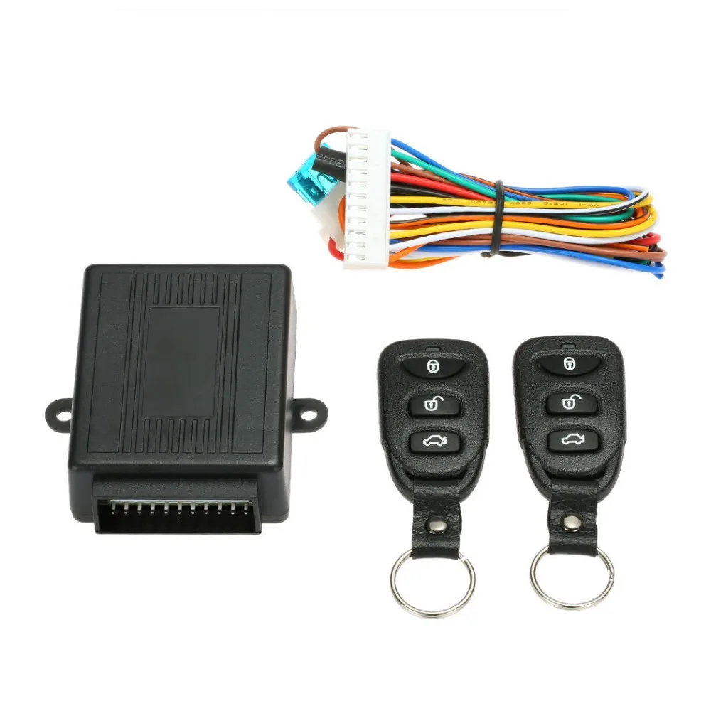 

Universal Car Vehicle Remote Central Kit Alarm Systems Door Lock Vehicle Keyless Entry System New With Remote Controllers