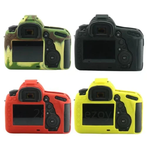 

Nice Soft Silicone Rubber Lightweight DSLR Camera Video Bag For CANON 5D4 5D Mark 4 Protective Body Cover Case Skin Camera Bag
