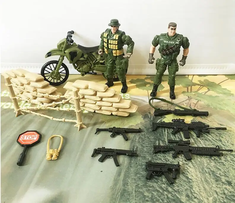 Военная модель Фигурка военный спецназ солдатская Униформа игрушка солдатский