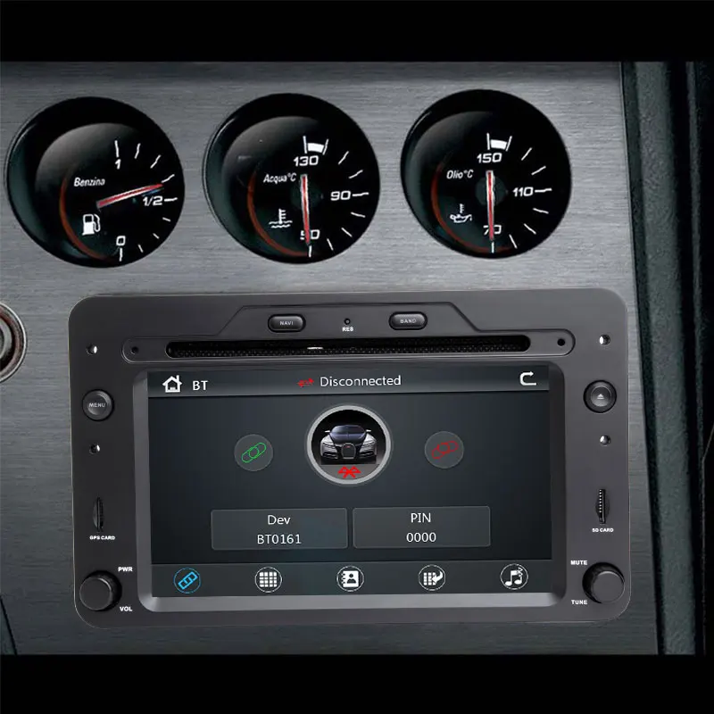 Cheap 2 din Car DVD Player GPS Navigation Autoradio For Alfa Romeo 159 Brera Spider Sportwagon 2006 Head Unit Wifi Audio 3