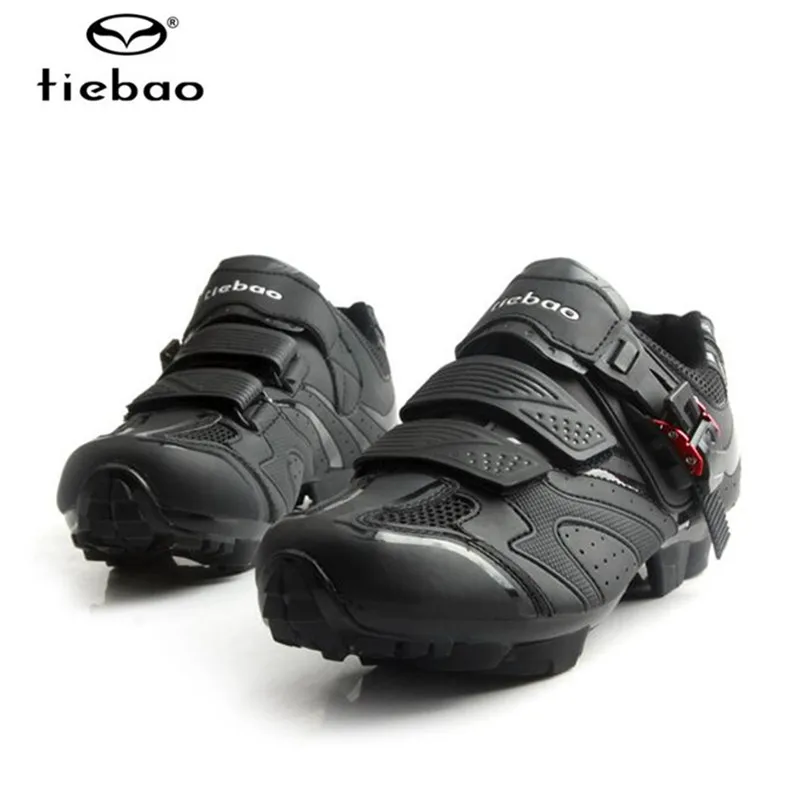 Tiebao MTB Cycling Shoes add SPD pedal set Men sneakers mountain Bike Bicycle Self-Locking Athletic Shoes Zapatillas Ciclismo