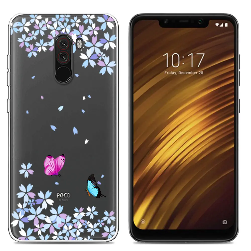 Silicone Case FOR Xiaomi Pocophone F1 Soft TPU Cover FOR Xiaomi Mi 5X Mi A1 Painted Cases FOR Redmi 5 Pro 4A 5A 5 Plus Fundas (1)