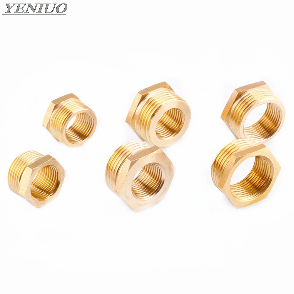 Латунный фитинг шестигранного редуктора втулка M/F 1/8 &quot1/4&quot 3/8 &quot1/2&quot 3/4 &quotBSP