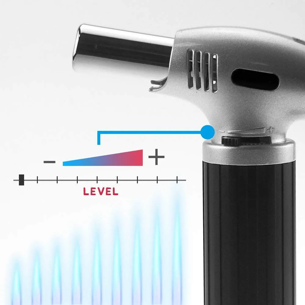 Кухонный выдувной фонарь, зажигалка многоразового использования, регулируемая Зажигалка факела с защитным замком для самостоятельной выпечки, шеф-повара, фонарь для приготовления пищи