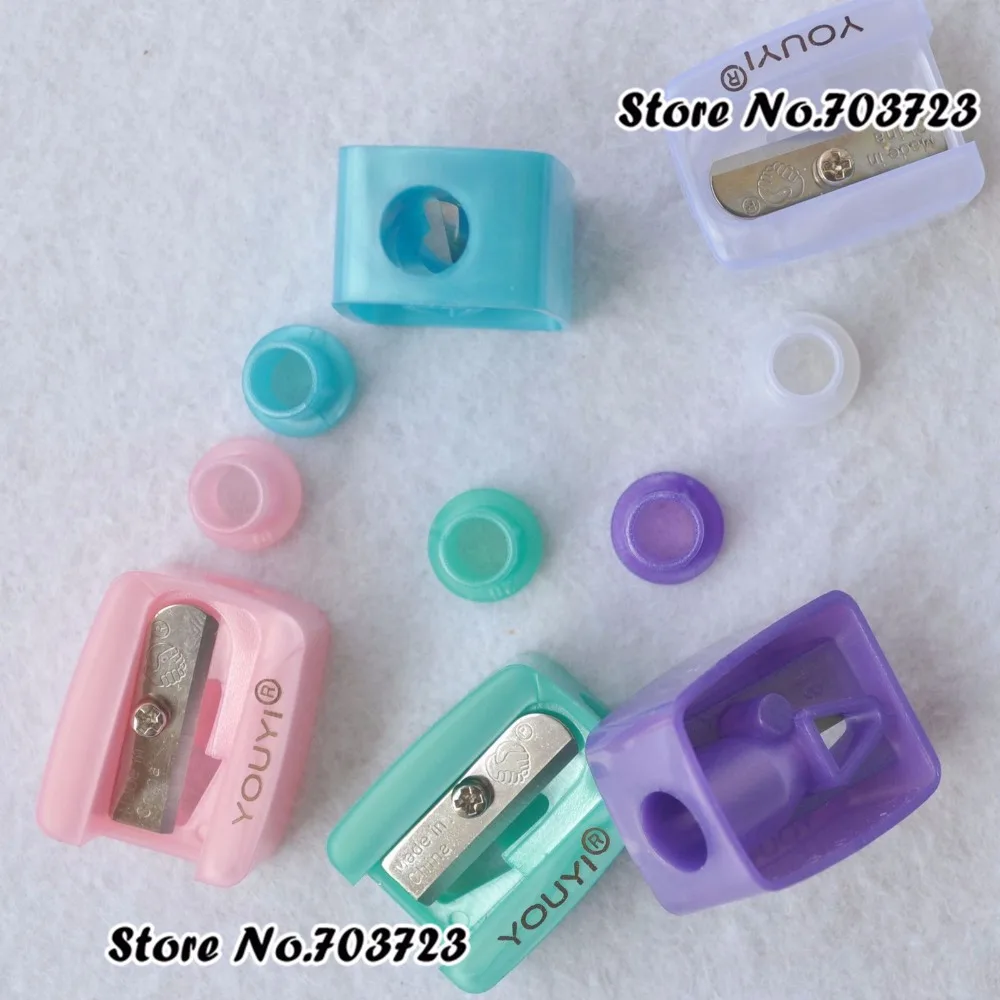 3Pcs Makeup Pencil Sharpener for Eyebrow Eyeliner Student Office Tool