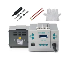 Быстрый 861DW без примесей свинца и горячий воздух паяльная станция интеллигентая(ый) цифровой дисплей 1000 Вт BGA паяльная станция