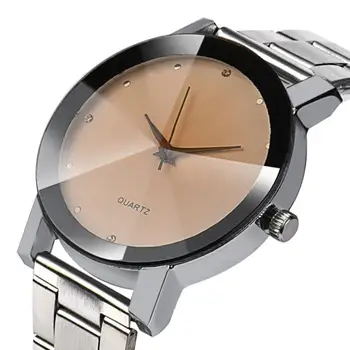 

Quartz Watch Fashion Women Crystal Stainless Steel Analog Quartz Wrist Watch Bracelet Gift relogio masculino Drop Shipping 728