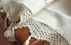 rustic cotton short kitchen curtain with crochet lace tassel 45x150cm decoration crochet curtain ► Photo 2/4