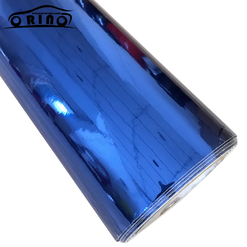 Blue Chrome Vinyl Film StickeR-4