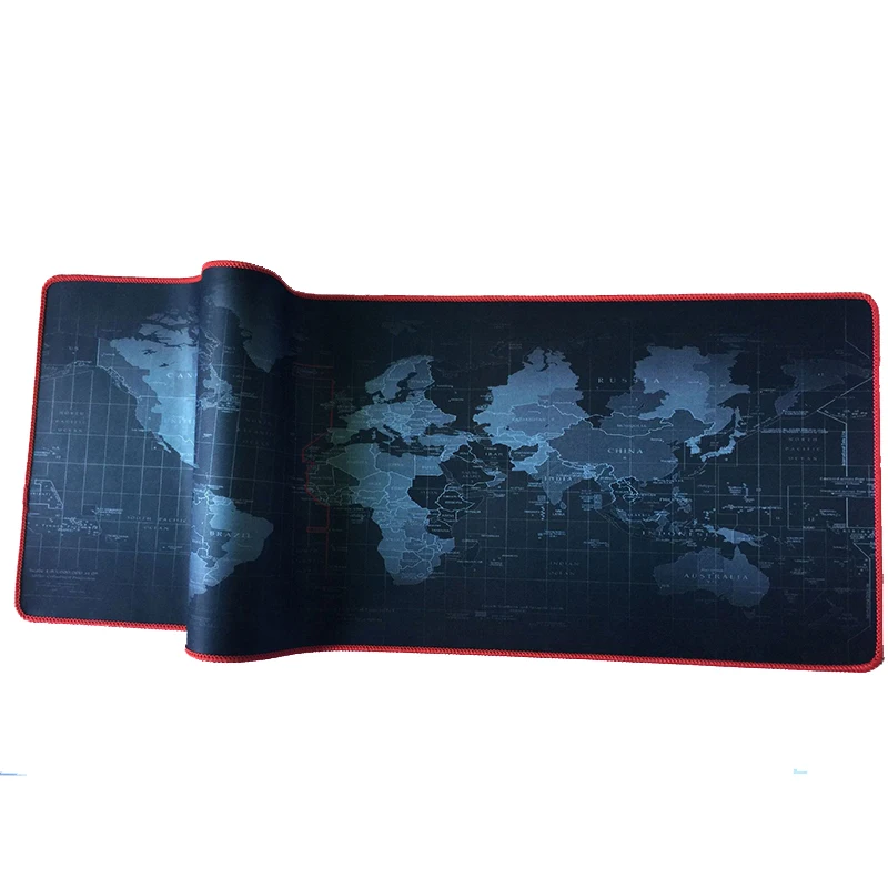 Игровой коврик для мыши Настольный высокого качества большой с картой мира