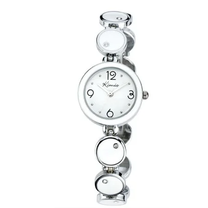 

KIMIO Ladies Camellia Flower Bracelet Woman Watches 2018 Brand Luxury Quartz Watch Clock Women Dress Wrist Watches For Women