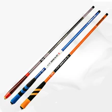 2 шт./лот Портативный Stram Canne ручная Удочка рыболовная удочка Мощность сверхпрочное стекло короткие светильник ольта 3,6/4,5/5,4/6,3/7,2 м рыболовные снасти