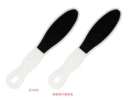 Бесплатная доставка 300 шт./лот файл нога белого пластика дизайн ногтей пилочка для ногтей Маникюрные наборы