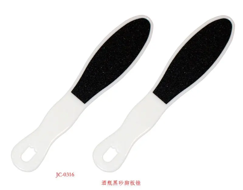 FREE SHIPPING 300pcs/lot foot file white plastic nail art nail file Manicure kitsin Foot Rasps