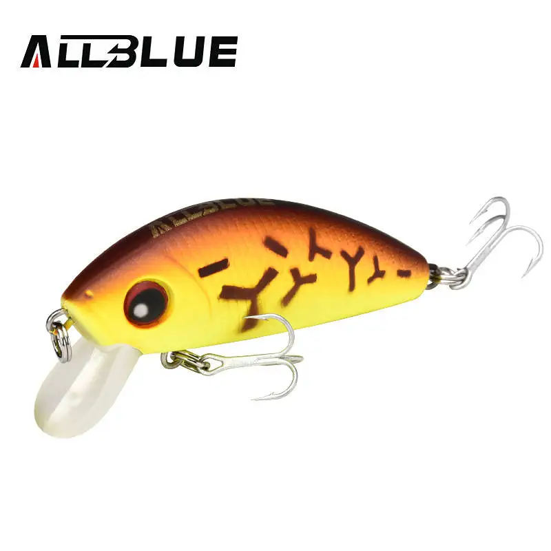 ALLBLUE New Legend Minnow 44mm Sinking Floating Mini Wobbler Fishing Lure  Artificial Hard Bait Trout Crankbait Fishing Tackle
