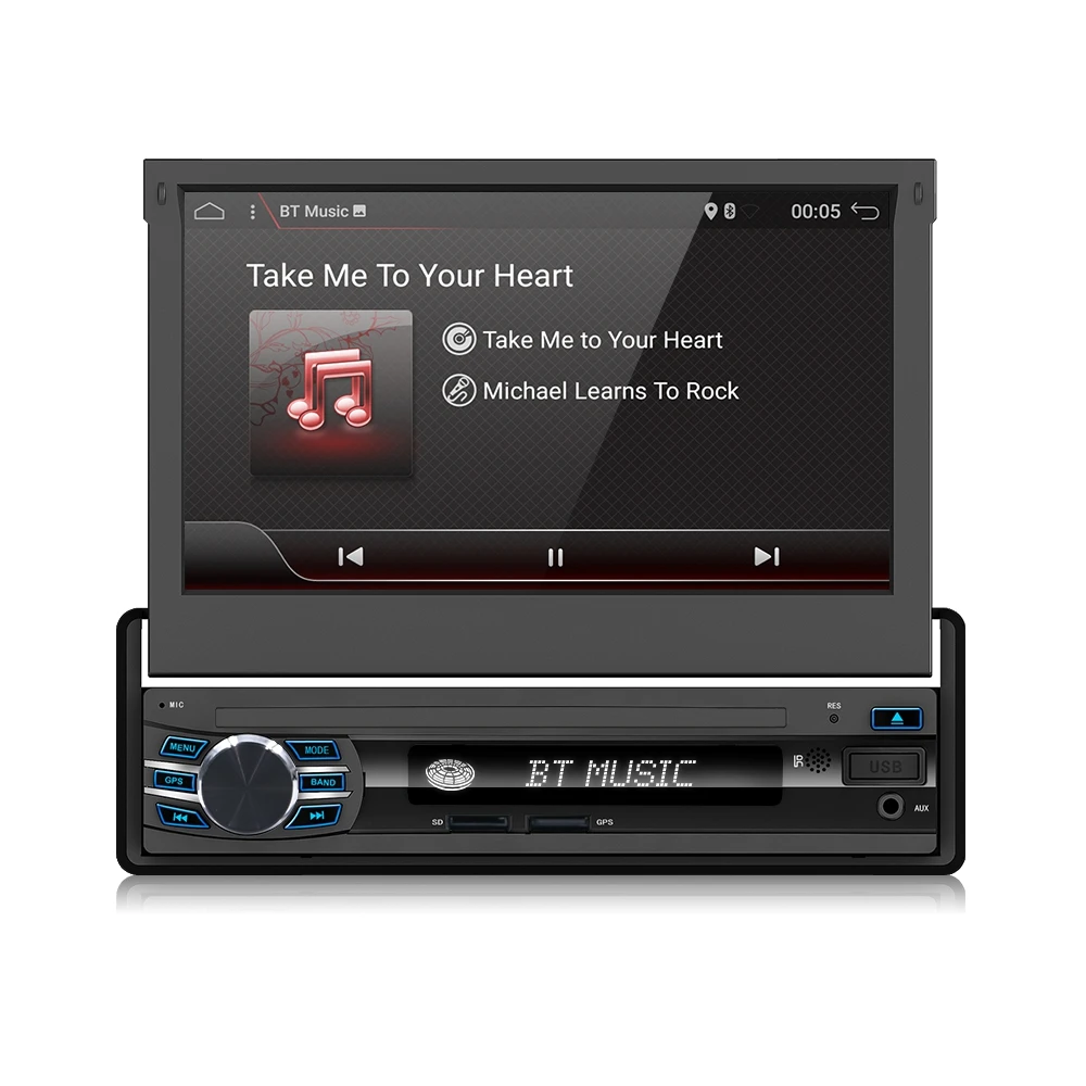 Perfect 1din 7" Universal car multimedia player Android 6.0 Quad Core Car radio GPS Navigation radio stereo Wifi BT autoRadio 4G SWC RDS 4