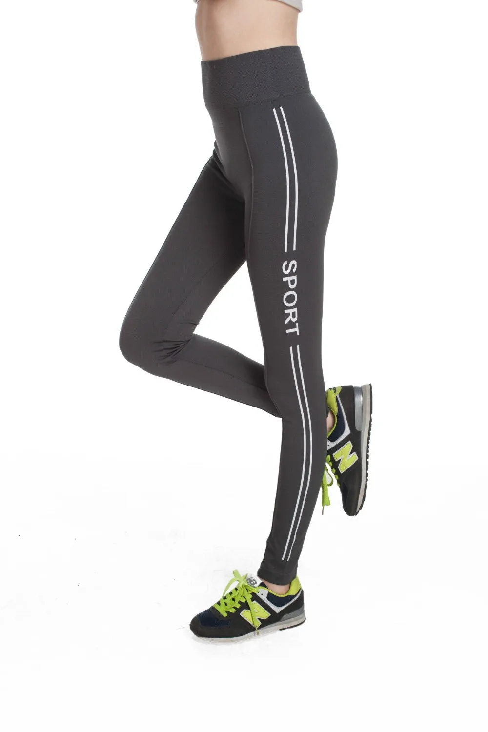 Женские спортивные Леггинсы для фитнеса, Брендовые спортивные штаны с буквенным принтом, новые обтягивающие легинсы для бега для йоги RL019