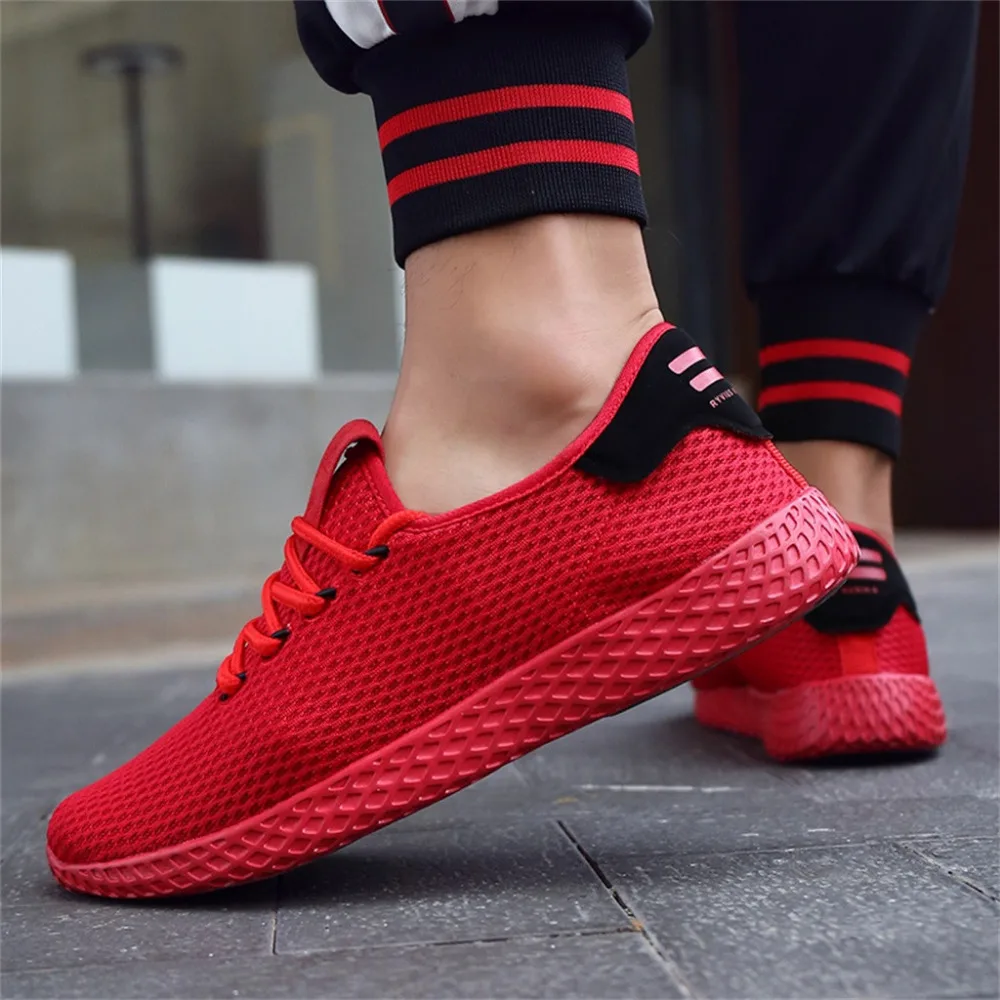 2019 Men's summer running mesh sneakers students breathable sports and leisure shoes  for male comfortable sneakers homens 40 (8)