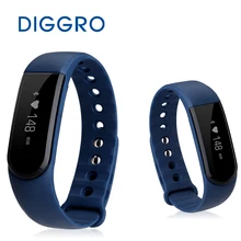 Diggro ID101 сердечного ритма Смарт часы для iOS и Andriod IP67 Спорт Фитнес трекер вызов/SMS напоминание сна Мониторы браслет Группа