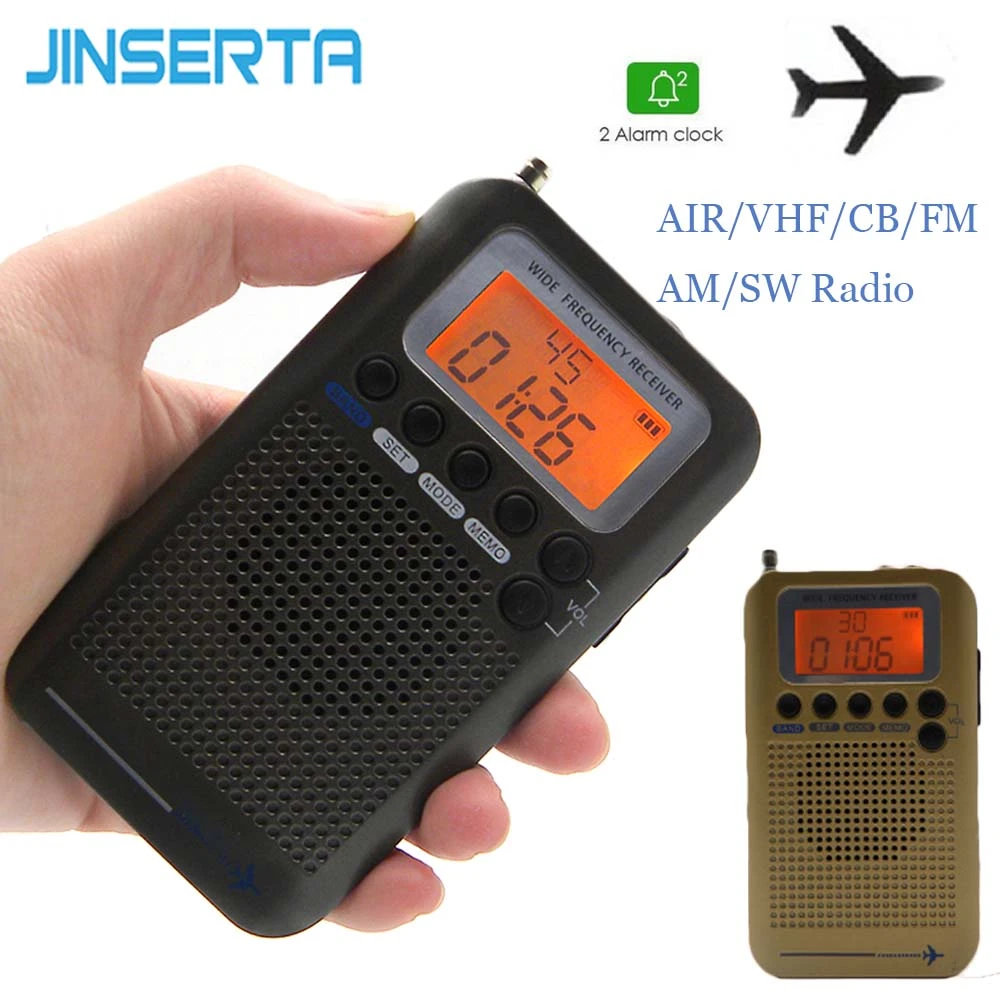 2022 Aircraft FullBand VHF Radio Portable FM AM SW Radio VHF CB 30