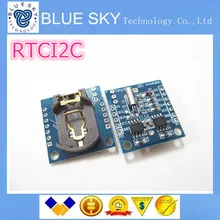 БЕСПЛАТНАЯ ДОСТАВКА Крошечные I2C модули RTC 24C32 памяти DS1307 часы (с нашими батареей)