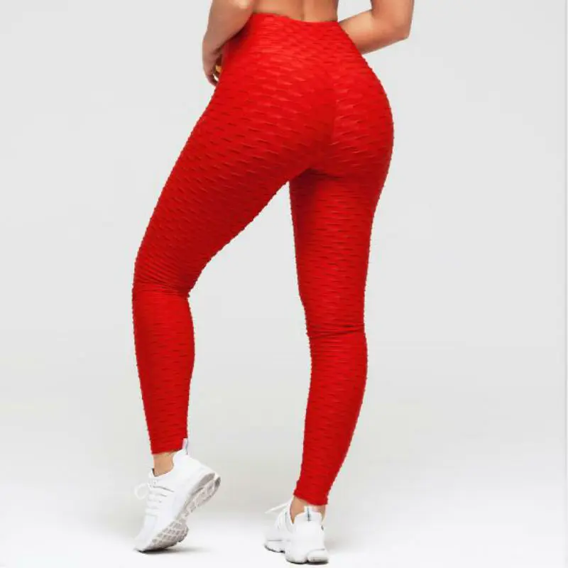 Yoga pants High Waist Push up Fitness Leggings Women Running Sports Trousers Solid High Elastic Sport gym legging spor tayt