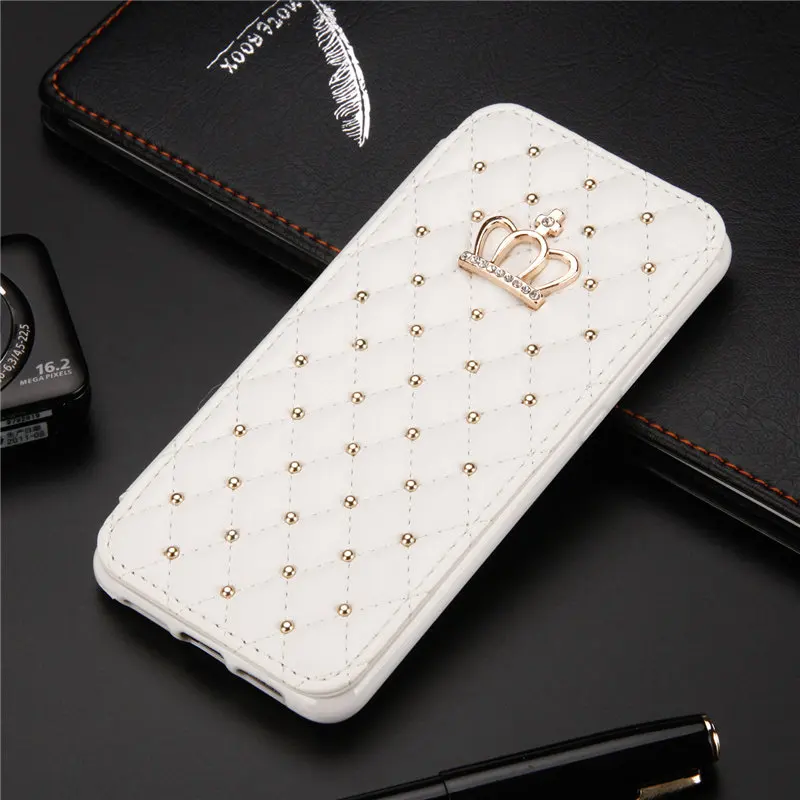 BELIAL Phone Cover for Huawei P20 Lite Case Leather Wallet Soft Flip Case for Huawei P20 Pro Luxury Diamond Crown With Card Slot (13)